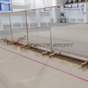 Купить Секция системы деления зала 2000 х 4000 мм - мобильные зеркала в Ярцеве 