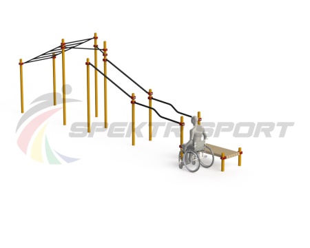 Купить Спортивный комплекс для инвалидов-колясочников WRK-D22_76mm в Ярцеве 