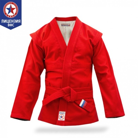 Купить Куртка для самбо "Атака" ВФС (подкладка, пояс)  р 36-48 в Ярцеве 