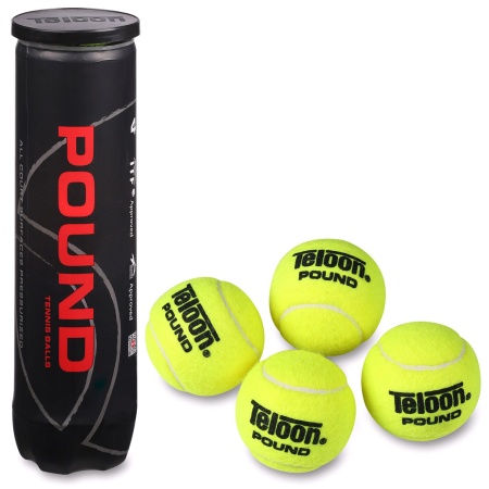 Купить Мяч для большого тенниса Teloon 828Т Р4  (4 шт) в Ярцеве 