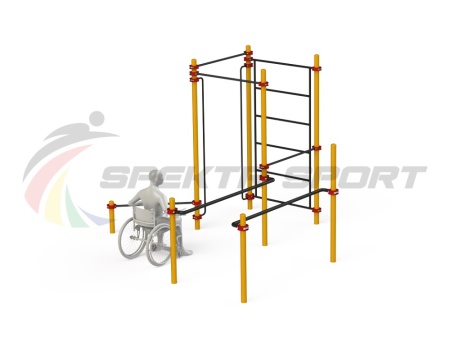 Купить Спортивный комплекс для инвалидов-колясочников WRK-D18_76mm в Ярцеве 