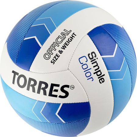 Купить Мяч волейбольный Torres Simple Color любительский р.5 в Ярцеве 